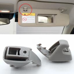 For Chevrolet Cruze JH JG 2010-2017 Barina TM Astra BK Sun Visor Holder Clip 95994975 Car Accessories