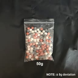 Shower Head Replacement Beads Filter Energy Anion Mineralized Negative Ions Ceramic Balls Water Purification Stones for Shower