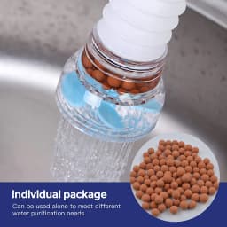 Shower Head Replacement Beads Filter Energy Anion Mineralized Negative Ions Ceramic Balls Water Purification Stones for Shower