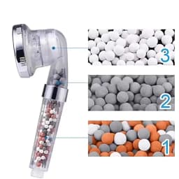 Shower Head Replacement Beads Filter Energy Anion Mineralized Negative Ions Ceramic Balls Water Purification Stones for Shower