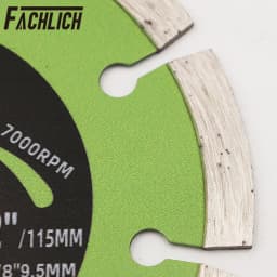 FACHLICH Dia115mm Cutting Disc Aluminum Metal Copper Wood PVC Pipe Concrete Marble Stone Saw Blade Bore9.5mm 4.5inch Plate