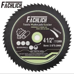 FACHLICH Dia115mm Cutting Disc Aluminum Metal Copper Wood PVC Pipe Concrete Marble Stone Saw Blade Bore9.5mm 4.5inch Plate