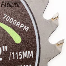FACHLICH Dia115mm Cutting Disc Aluminum Metal Copper Wood PVC Pipe Concrete Marble Stone Saw Blade Bore9.5mm 4.5inch Plate