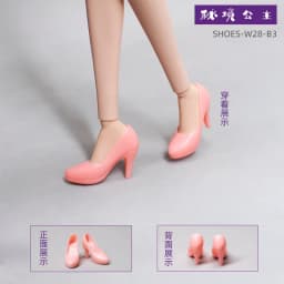 30cm doll shoes / white green red pink black High heel shoes for 1/6 blythe xinyi BJD BB licca doll / doll accessories