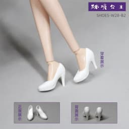 30cm doll shoes / white green red pink black High heel shoes for 1/6 blythe xinyi BJD BB licca doll / doll accessories