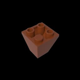Gobricks GDS-1040 Slope, Inverted 45 2 x 2 Double Convex compatible with lego 3676 DIY children's DIY Educational Building Block