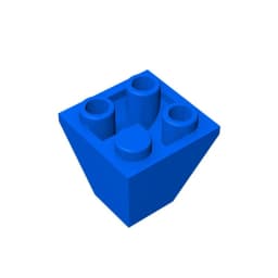Gobricks GDS-1040 Slope, Inverted 45 2 x 2 Double Convex compatible with lego 3676 DIY children's DIY Educational Building Block