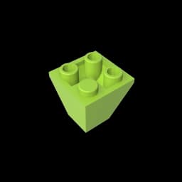 Gobricks GDS-1040 Slope, Inverted 45 2 x 2 Double Convex compatible with lego 3676 DIY children's DIY Educational Building Block