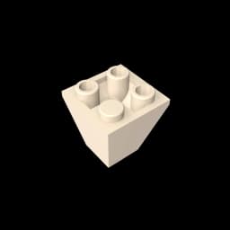 Gobricks GDS-1040 Slope, Inverted 45 2 x 2 Double Convex compatible with lego 3676 DIY children's DIY Educational Building Block