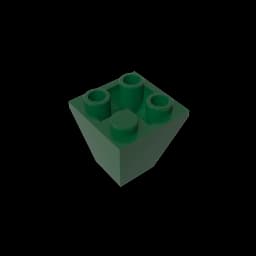 Gobricks GDS-1040 Slope, Inverted 45 2 x 2 Double Convex compatible with lego 3676 DIY children's DIY Educational Building Block