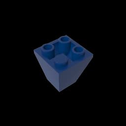 Gobricks GDS-1040 Slope, Inverted 45 2 x 2 Double Convex compatible with lego 3676 DIY children's DIY Educational Building Block