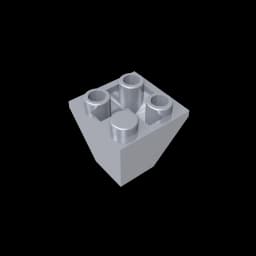 Gobricks GDS-1040 Slope, Inverted 45 2 x 2 Double Convex compatible with lego 3676 DIY children's DIY Educational Building Block