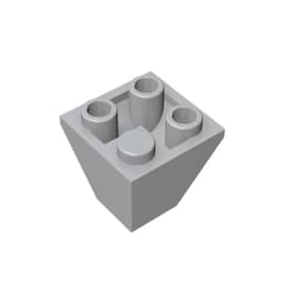 Gobricks GDS-1040 Slope, Inverted 45 2 x 2 Double Convex compatible with lego 3676 DIY children's DIY Educational Building Block