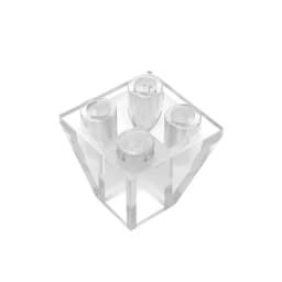 Gobricks GDS-1040 Slope, Inverted 45 2 x 2 Double Convex compatible with lego 3676 DIY children's DIY Educational Building Block