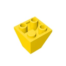 Gobricks GDS-1040 Slope, Inverted 45 2 x 2 Double Convex compatible with lego 3676 DIY children's DIY Educational Building Block