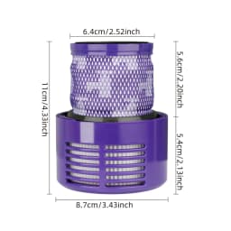 Washable Big Filter Unit For Dyson V10 SV12 Cyclone Animal Absolute Total Clean Cordless Vacuum Cleaner Replace Filter