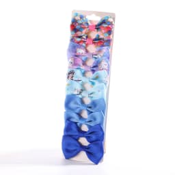 10Pcs/Set New Solid Ribbon Bowknot Hair Clips For Cute Baby Girls Handmade Bows Hairpin Barrettes Headwear Kids Hair Accessories