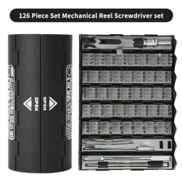 Precision Screwdriver Set 126 in 1 Manual Hand Tool Kit Magnetic Mini Small Bit for Xiaomi Mobile Cellphone Repair Home PC Watch