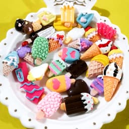 Cute Miniature Dollhouse Supermarket Food Snacks Mini Cake Wine Drink for Doll Kitchen Accessories