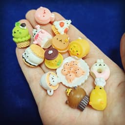 Cute Miniature Dollhouse Supermarket Food Snacks Mini Cake Wine Drink for Doll Kitchen Accessories