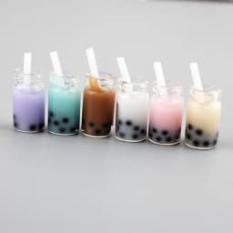 Cute Miniature Dollhouse Supermarket Food Snacks Mini Cake Wine Drink for Doll Kitchen Accessories