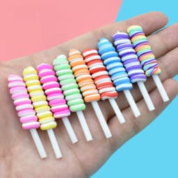 Cute Miniature Dollhouse Supermarket Food Snacks Mini Cake Wine Drink for Doll Kitchen Accessories