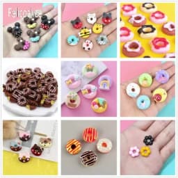 Cute Miniature Dollhouse Supermarket Food Snacks Mini Cake Wine Drink for Doll Kitchen Accessories