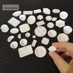 Cute Miniature Dollhouse Supermarket Food Snacks Mini Cake Wine Drink for Doll Kitchen Accessories