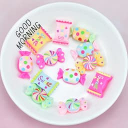 Cute Miniature Dollhouse Supermarket Food Snacks Mini Cake Wine Drink for Doll Kitchen Accessories