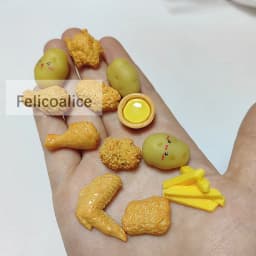Cute Miniature Dollhouse Supermarket Food Snacks Mini Cake Wine Drink for Doll Kitchen Accessories