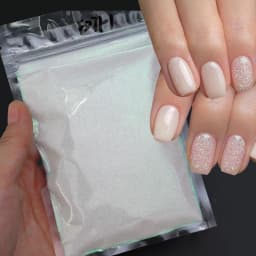50g White Iridescent Opalescent Ultra Fine Glitter Dust Glitter Fine Holographic Ultra Fine Glitter - Iridescent glitter