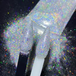 50g White Iridescent Opalescent Ultra Fine Glitter Dust Glitter Fine Holographic Ultra Fine Glitter - Iridescent glitter