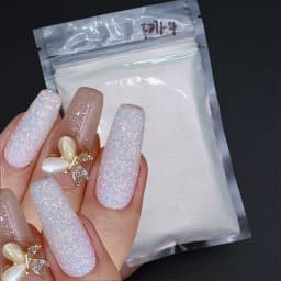 50g White Iridescent Opalescent Ultra Fine Glitter Dust Glitter Fine Holographic Ultra Fine Glitter - Iridescent glitter