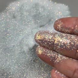 50g White Iridescent Opalescent Ultra Fine Glitter Dust Glitter Fine Holographic Ultra Fine Glitter - Iridescent glitter