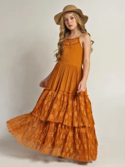 Summer Girls Lace Cotton Bohemia Long Dresses Baby Kids Flower Wedding Princess Party Dress Vestidos Costume Children Clothing