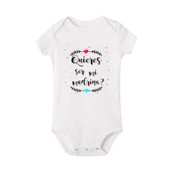 Do You Want To Be My Godmother / Godfather Newborn Baby Bodysuits Baby Announcement Gift Jumpsuit Cute Toddler Clothes