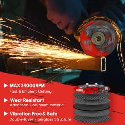 3-50Pcs 75mm Resin Cutting Disc Cut Off Wheel Angle Grinder Disc Slice Fiber Reinforced for Metal Stainless Steel