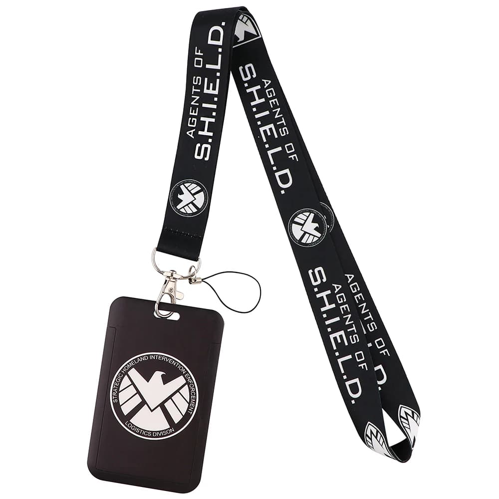 Ransitute R2751 Movie Fashion Lanyards ID Badge Holder Bus Pass Case Cover Slip Bank Credit Card Holder Strap Cardholder