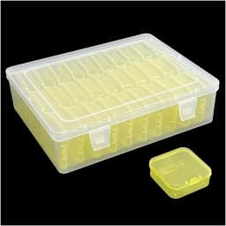 15 Grids Transparent Plastic Storage Organizer Compartment Adjustable Container Box For Jewelry Button Rectangle Box Case