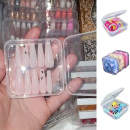 15 Grids Transparent Plastic Storage Organizer Compartment Adjustable Container Box For Jewelry Button Rectangle Box Case