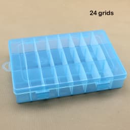 15 Grids Transparent Plastic Storage Organizer Compartment Adjustable Container Box For Jewelry Button Rectangle Box Case