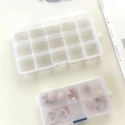 15 Grids Transparent Plastic Storage Organizer Compartment Adjustable Container Box For Jewelry Button Rectangle Box Case