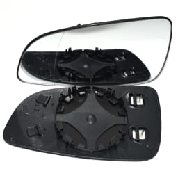 Car Door Wing Mirror Rearview Glass Left Hand Side Heated Convex With Plate For Opel Vauxhall Astra H 2004 2005 2006 2007 2008