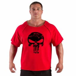 Men's T Shirts Fitness Men Bodybuilding Shirt Batwing Sleeve Rag shirt Gym Fitness Muscle Running T shirt