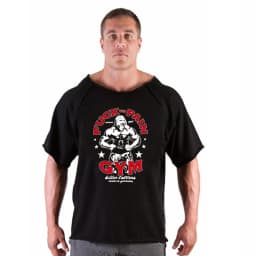 Men's T Shirts Fitness Men Bodybuilding Shirt Batwing Sleeve Rag shirt Gym Fitness Muscle Running T shirt