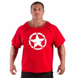Men's T Shirts Fitness Men Bodybuilding Shirt Batwing Sleeve Rag shirt Gym Fitness Muscle Running T shirt