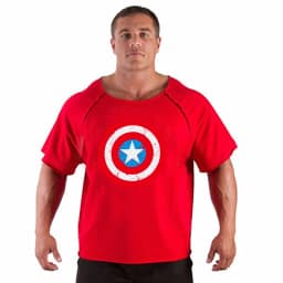 Men's T Shirts Fitness Men Bodybuilding Shirt Batwing Sleeve Rag shirt Gym Fitness Muscle Running T shirt