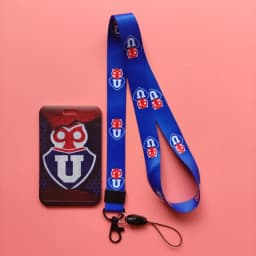 Chile Football Team Card Holder Neck Strap Keychain Bus Card Case Lanyard Men Visit Door Identity Badge Holders Students Gift