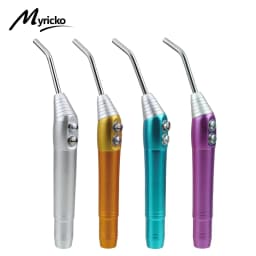Dental Air Water Spray 3 Way Air Water Spray Triple Syringe For Dental 3 Way Syringe Handpiece + 2 Nozzles Tips Tubes