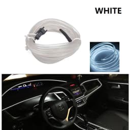 10m/3m/5m Neon LED Car Interior Lighting Strips Auto LED Strip Garland EL Wire Rope Car Decoration lamp Flexible Tube 12V